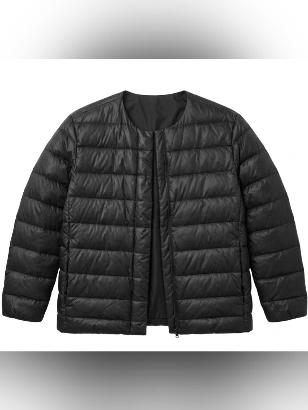 Paul & Shark Designer Luxury Collarless Ultralight Down Puffer Unisex Jacket